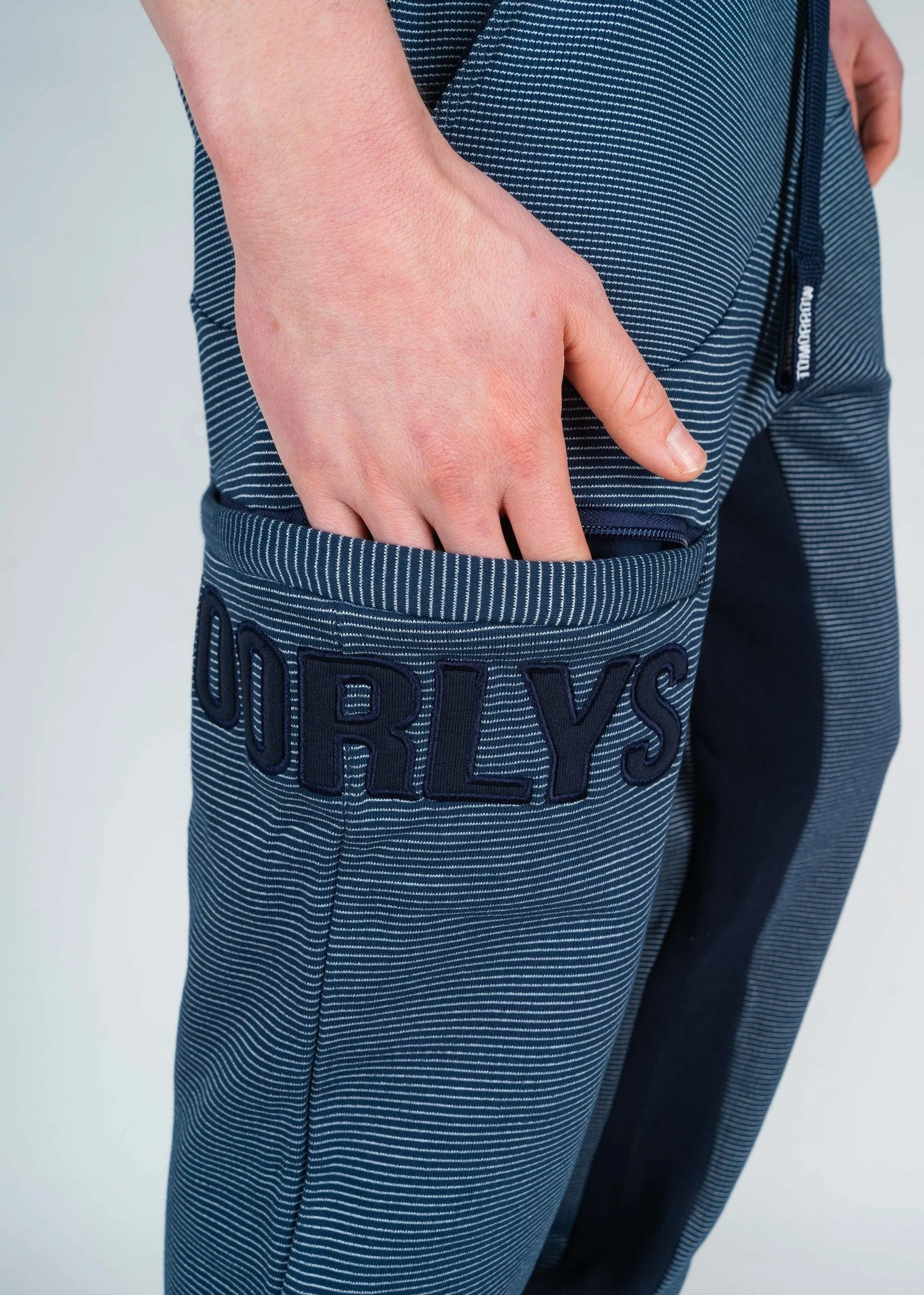 Jogginghose SUNDAG MarineStriped/Navy 12 Jogginghose SUNDAG MarineStriped/Navy – Bild 12