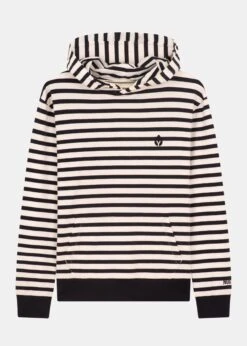 Basic-Hoodie HELENE NavyStriped