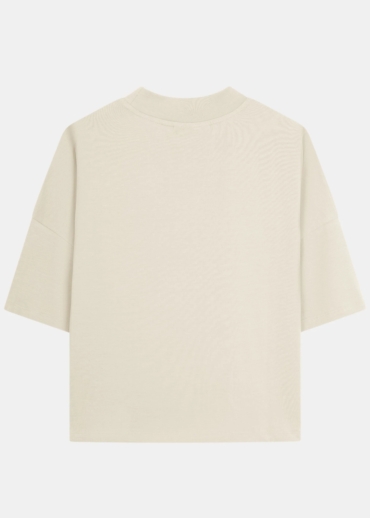 Basic Heavy T-Shirt PUNDA PearledIvory/FlamingoPink 3 Basic Heavy T-Shirt PUNDA PearledIvory/FlamingoPink – Bild 3