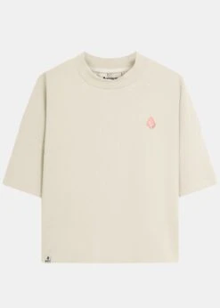 Basic Heavy T-Shirt PUNDA PearledIvory/FlamingoPink