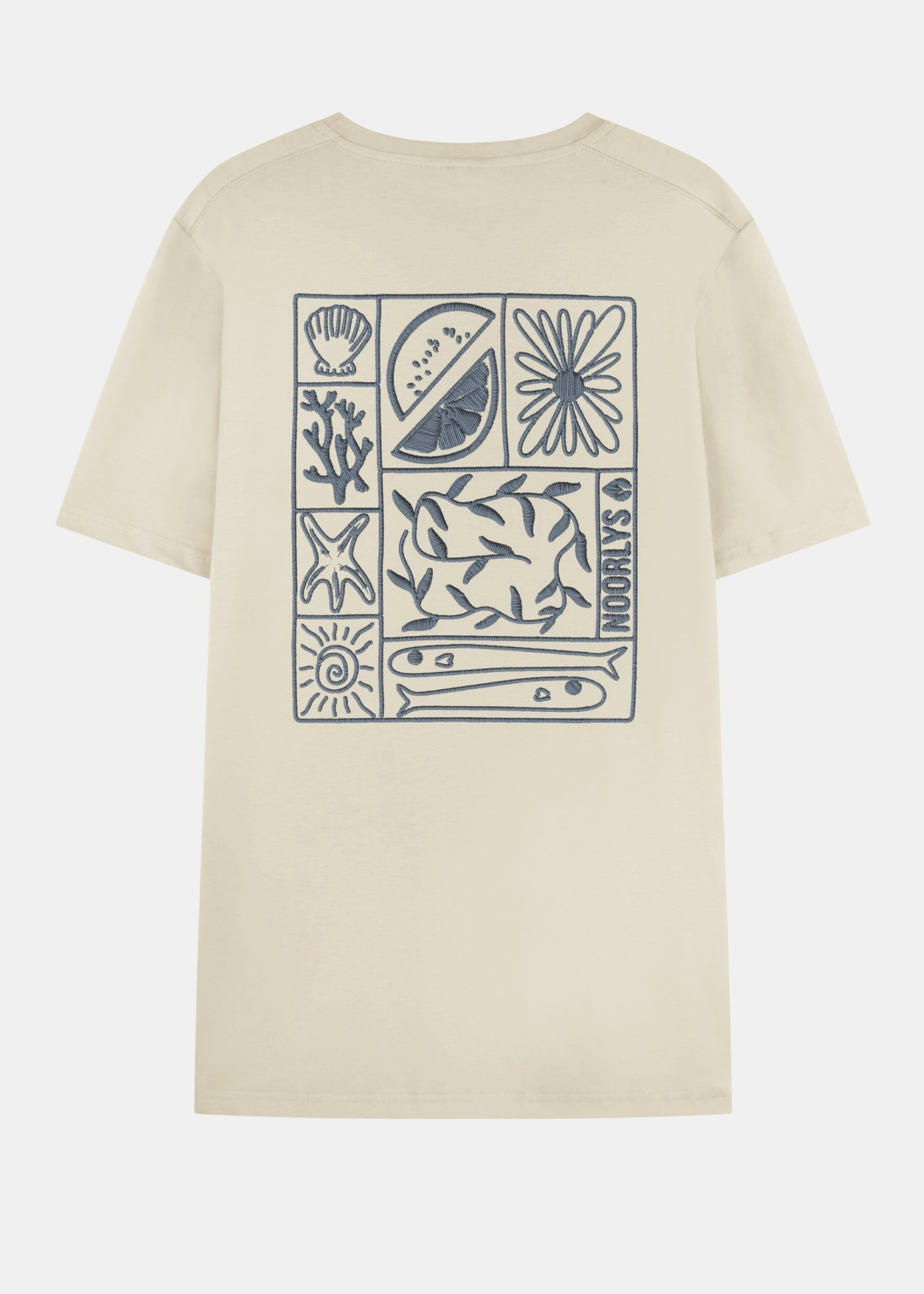 Heavy-T-Shirt ZITRUS PearledIvory/StormyWeather 3 Heavy-T-Shirt ZITRUS PearledIvory/StormyWeather – Bild 3