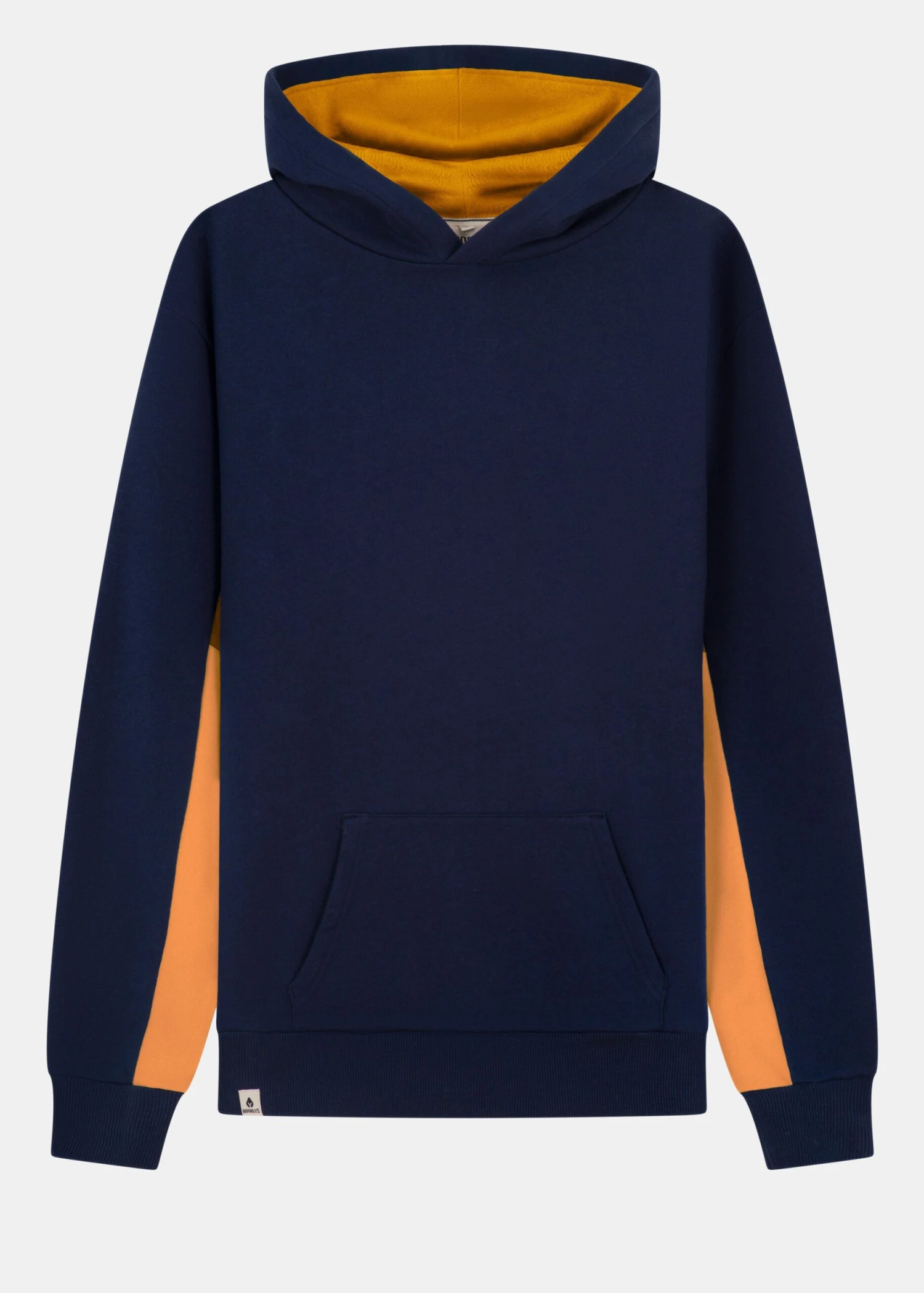 Hoodie WILKE Navy/Tangerine 2 Hoodie WILKE Navy/Tangerine – Bild 2