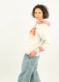 Hoodie TÜÜTJE PearledIvory/FlamingoPink -Noorlys Hoodie TUeUeTJE PearledIvory FlamingoPink