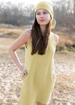 Noorlys 31 Musselin-Kleid HERMOSA Limonenschein