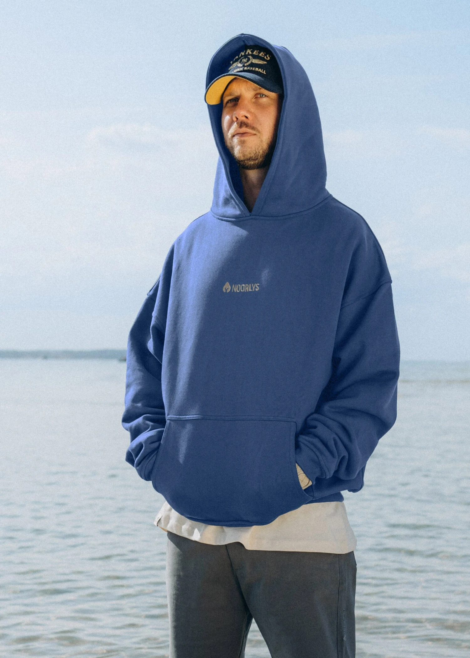 Heavy-Sweat Hoodie PUNDIG Limoges/PearledIvory 2 Heavy-Sweat Hoodie PUNDIG Limoges/PearledIvory – Bild 2