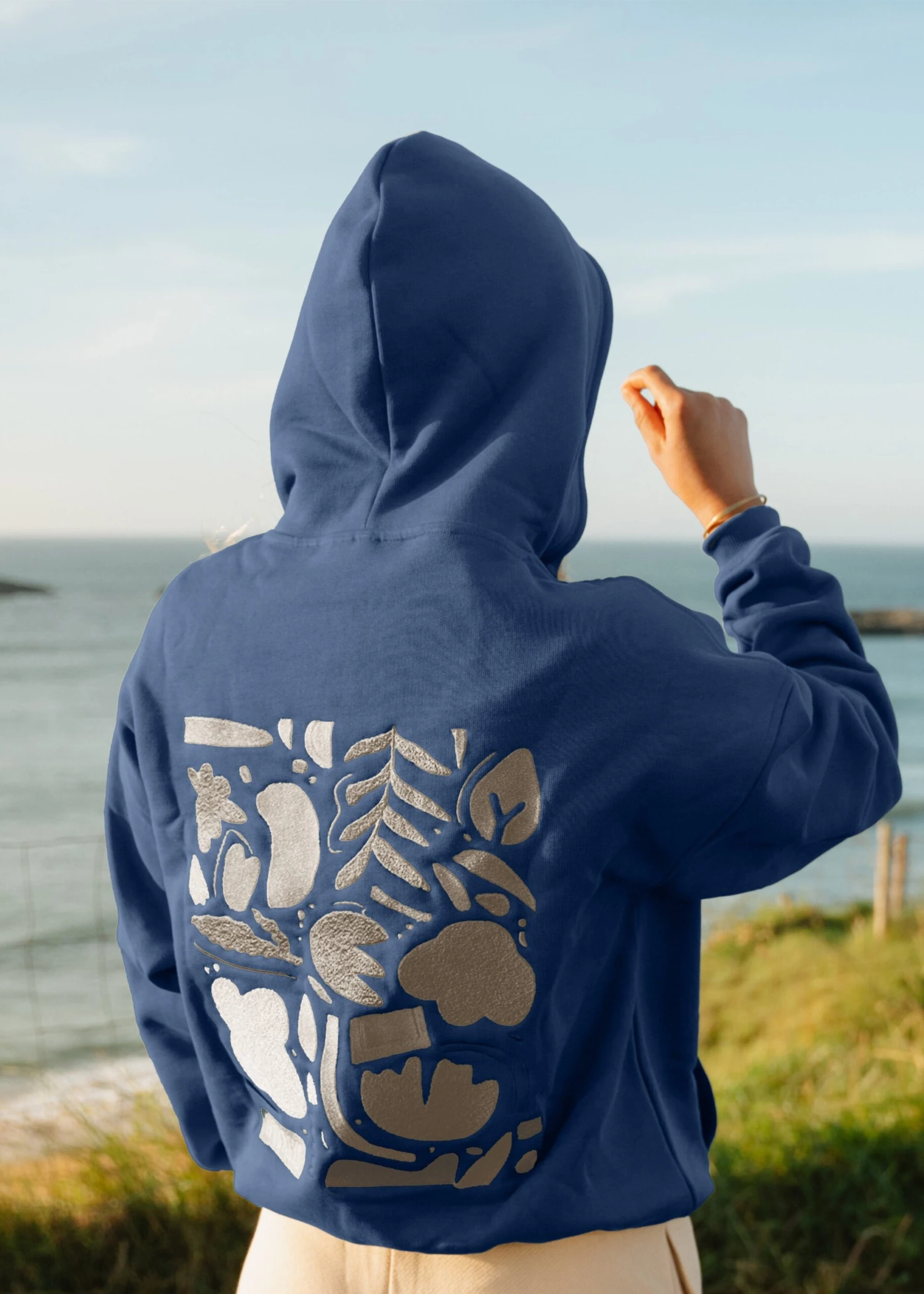 Heavy-Sweat Hoodie PUNDIG Limoges/PearledIvory 5 Heavy-Sweat Hoodie PUNDIG Limoges/PearledIvory – Bild 5