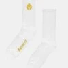 Socken MOOI White/Zitrone
