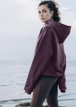 Heavy-Sweat Hoodie SWOOR PlumPerfect 7 Heavy-Sweat Hoodie SWOOR PlumPerfect -Noorlys Swoor plum 24