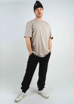 Jogginghose STIEFBUCK Black 19 Jogginghose STIEFBUCK Black -Noorlys baumwolle t shirt cool mann hoodie pullover mode beanie ziphood loosig seaspray jogger gemuetlich