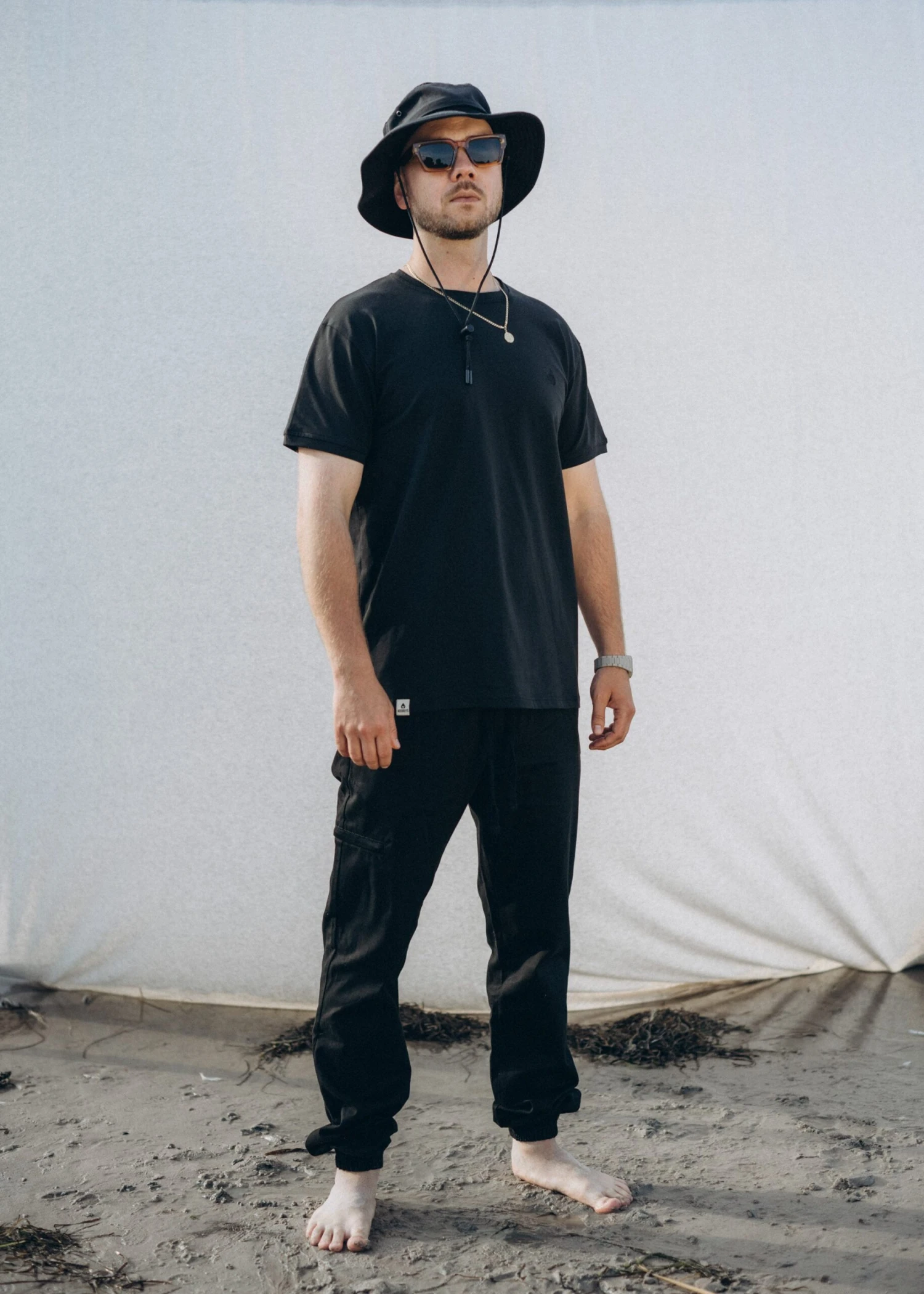 Jogger-Chino MAANDAG Black 1 Jogger-Chino MAANDAG Black