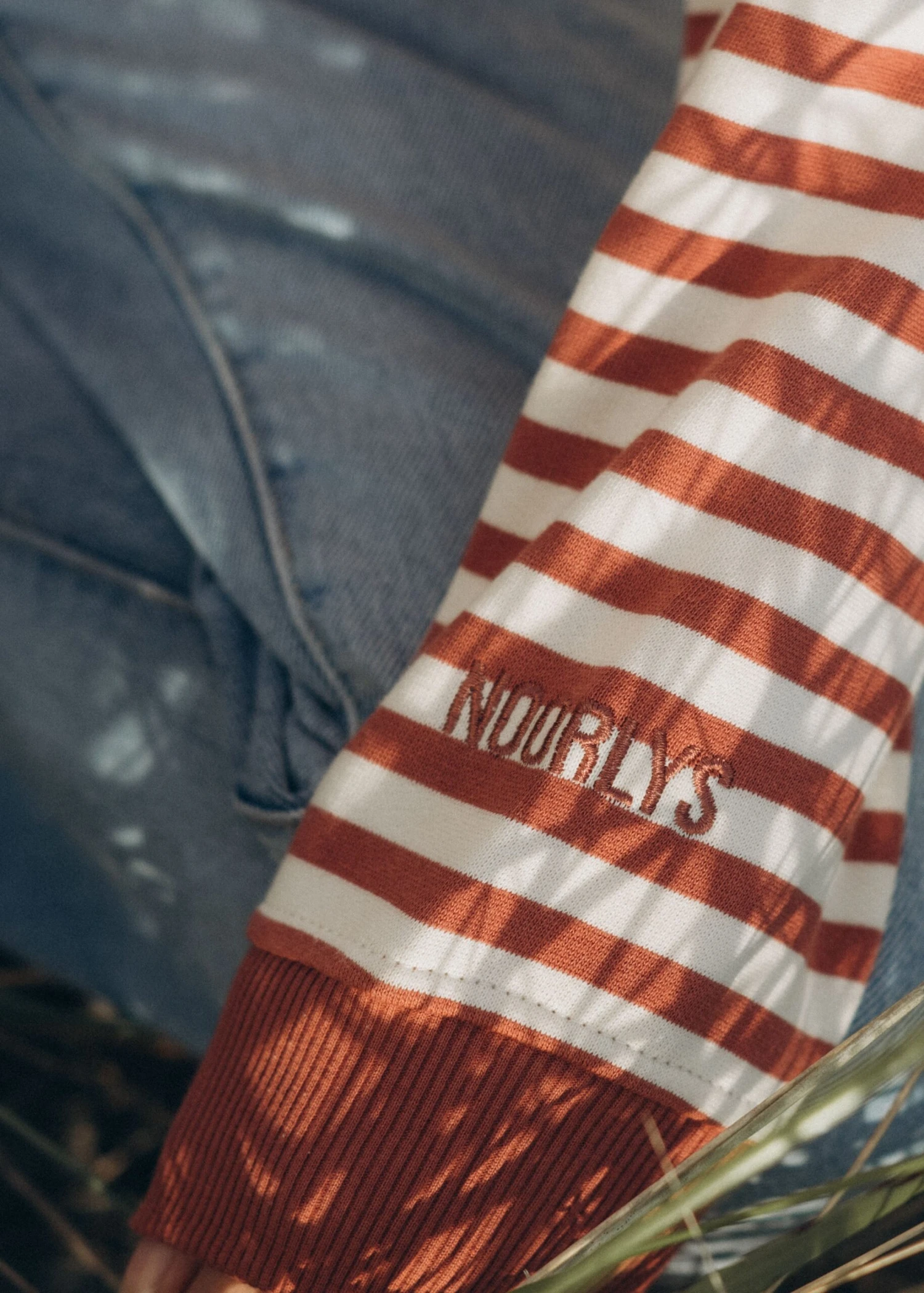 Basic-Hoodie HELENE MahagonyStriped 4 Basic-Hoodie HELENE MahagonyStriped – Bild 4