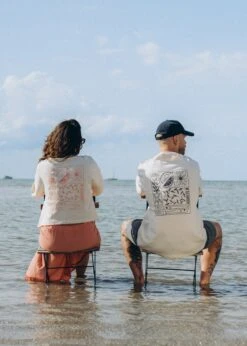 Heavy-T-Shirt ZITRUS PearledIvory/StormyWeather 11 Heavy-T-Shirt ZITRUS PearledIvory/StormyWeather -Noorlys bio sommer maenner frauen strand nachhaltig faire mode bio summer 121 1