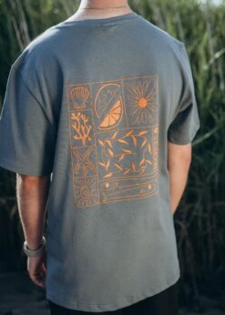 Heavy-T-Shirt ZITRUS StormyWeather/Tangerine 11 Heavy-T-Shirt ZITRUS StormyWeather/Tangerine -Noorlys bio sommer maenner frauen strand nachhaltig faire mode bio summer 168