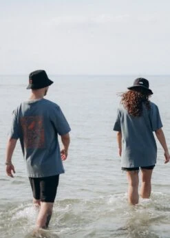 Heavy-T-Shirt ZITRUS StormyWeather/Tangerine 15 Heavy-T-Shirt ZITRUS StormyWeather/Tangerine -Noorlys bio sommer maenner frauen strand nachhaltig faire mode bio summer 171