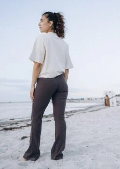 Rib-Leggings SONISA Schokolade -Noorlys bio sommer maenner frauen strand nachhaltig faire mode bio summer 187