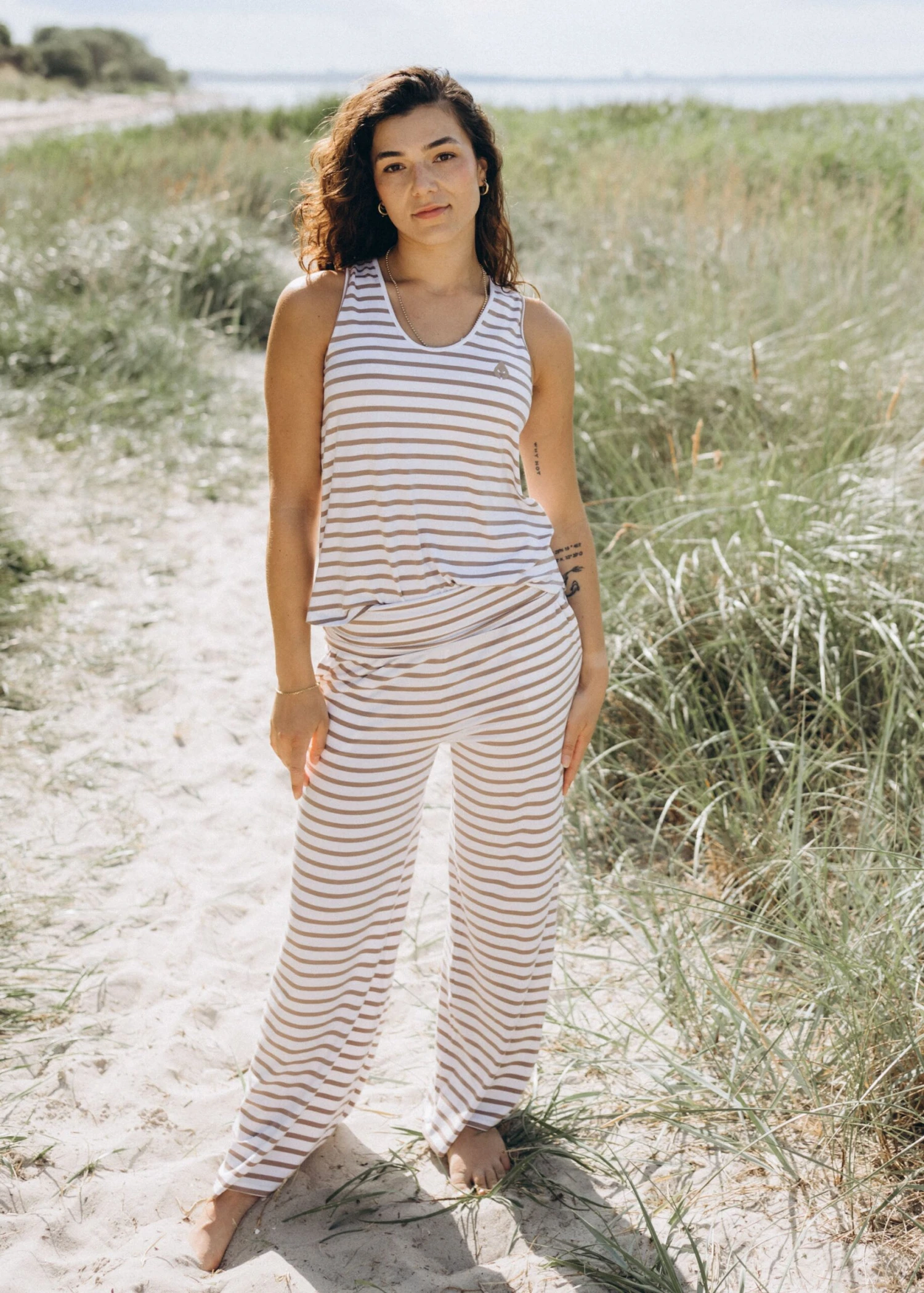 Stoffhose ODESA BrownStriped 2 Stoffhose ODESA BrownStriped – Bild 2