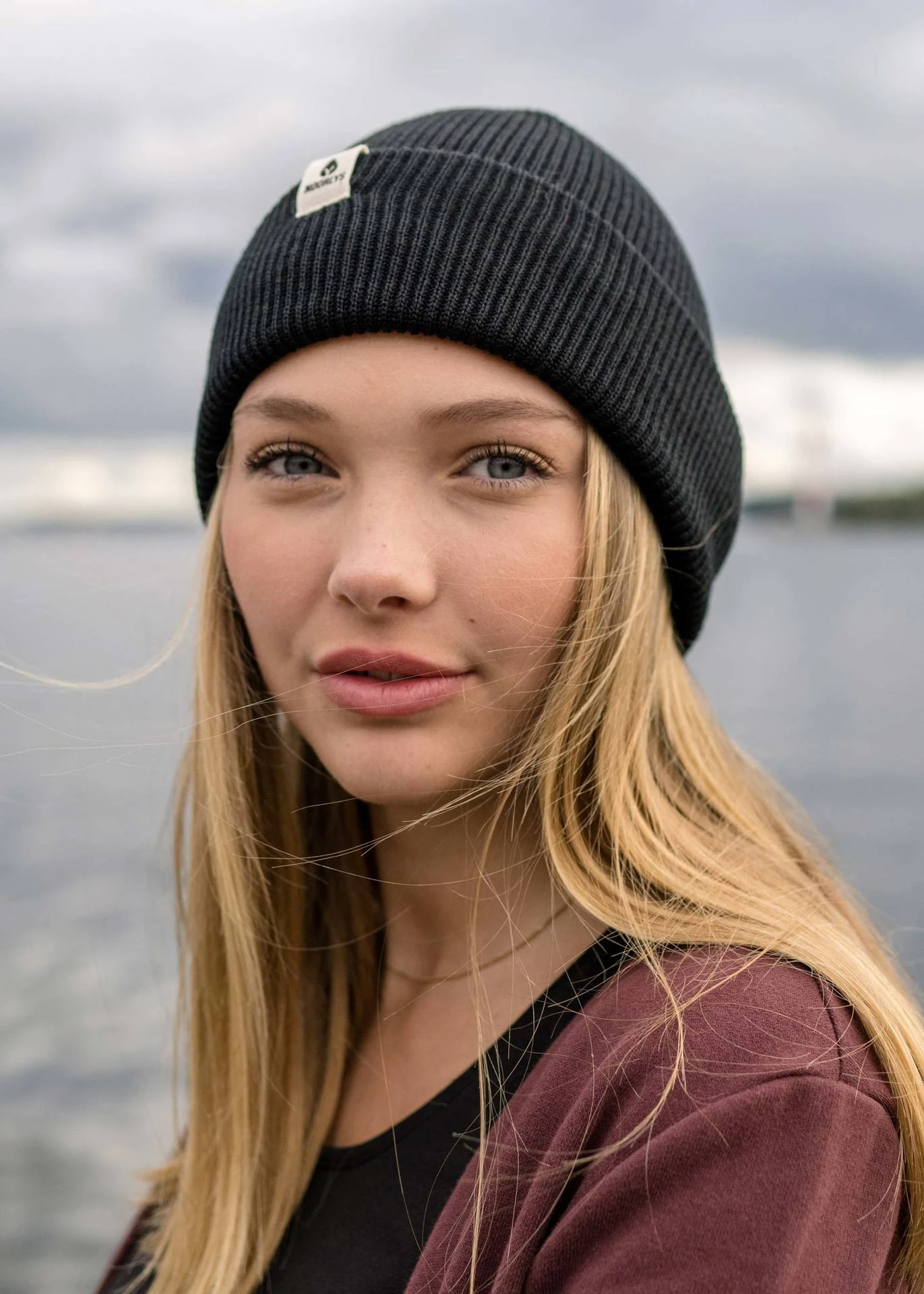 Wollmütze TOMKE Schwarz 3 Wollmütze TOMKE Schwarz – Bild 3