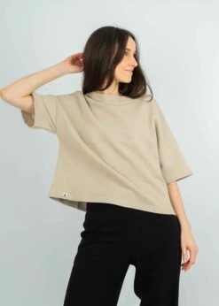 Piqué-T-Shirt GROOT SmokeGrey -Noorlys cool pique spring bio nachhaltig fair produziert oeko cool schoen men women kleidung fresh neu sommer new 50