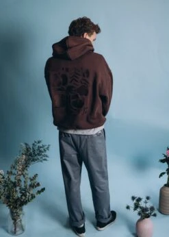 Heavy-Sweat Hoodie PUNDIG SealBrown 19 Heavy-Sweat Hoodie PUNDIG SealBrown -Noorlys fair cool sommer fashion bio laessig weich biologisch 11