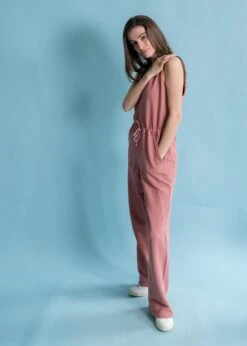 Jumpsuit ERLIS LightMahagony -Noorlys fair cool sommer fashion bio laessig weich biologisch 23