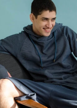 Hoodie COVA MarineStriped