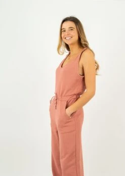 Jumpsuit ERLIS LightMahagony -Noorlys fair cool sommer frauen bio laessig weich biologisch kleidung 119
