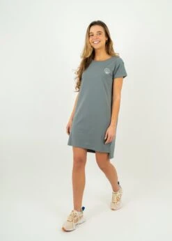 T-Shirt-Kleid SPILLIG StormyWeather 20 T-Shirt-Kleid SPILLIG StormyWeather -Noorlys fair cool sommer frauen bio laessig weich biologisch kleidung 170