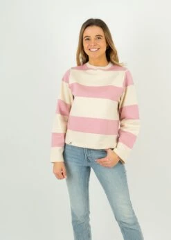 Sweater HAAVEN Rosa/PearledIvory 9 Sweater HAAVEN Rosa/PearledIvory -Noorlys fair cool sommer frauen bio laessig weich biologisch kleidung 37