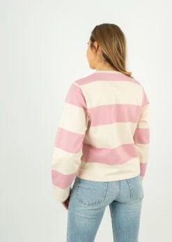 Sweater HAAVEN Rosa/PearledIvory 12 Sweater HAAVEN Rosa/PearledIvory -Noorlys fair cool sommer frauen bio laessig weich biologisch kleidung 40