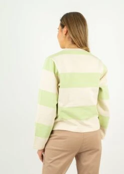 Sweater HAAVEN Green/PearledIvory 13 Sweater HAAVEN Green/PearledIvory -Noorlys fair cool sommer frauen bio laessig weich biologisch kleidung 50