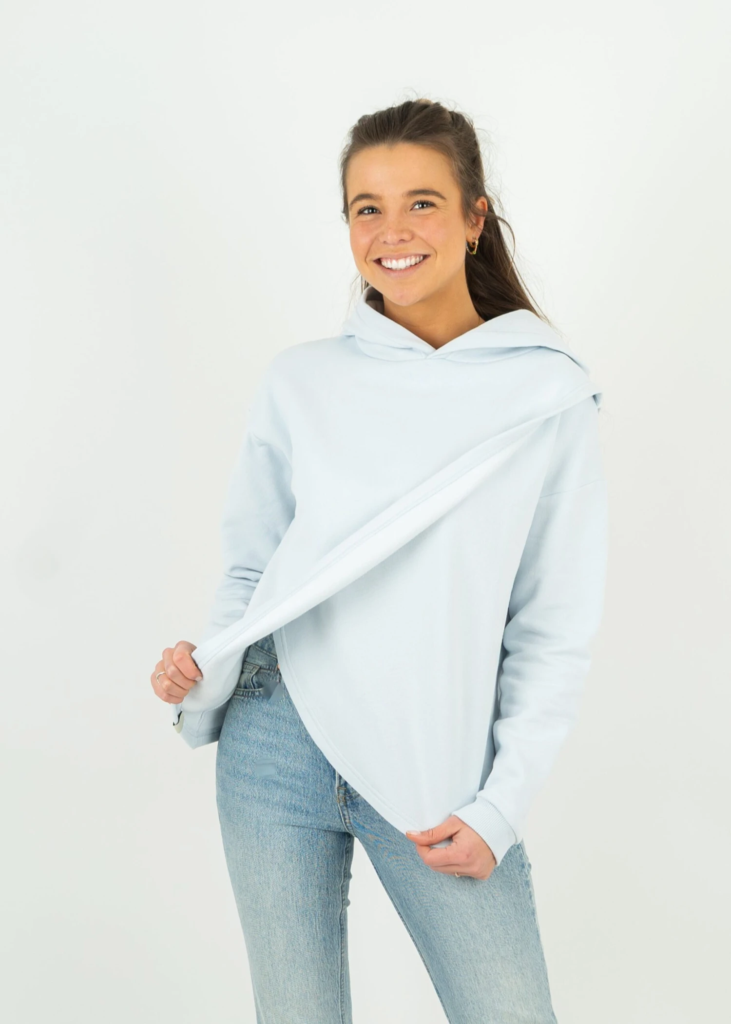 Hoodie VINGER IllusionBlue 6 Hoodie VINGER IllusionBlue – Bild 6