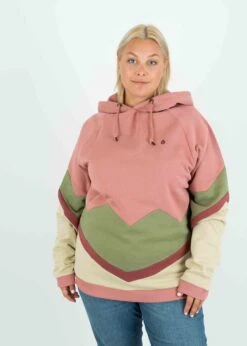 Hoodie BEEVERN OldRose 16 Hoodie BEEVERN OldRose -Noorlys frauen curvy bio baumwolle fair produziert nachhaltig kollektion curvy women nachhaltig 105