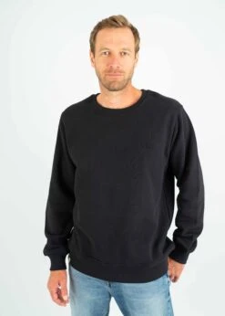 Basic-Sweater MOODIG Black 15 Basic-Sweater MOODIG Black -Noorlys gemuetlich bio baumwolle nachhaltig fair produziert mode strick sommer cool 60