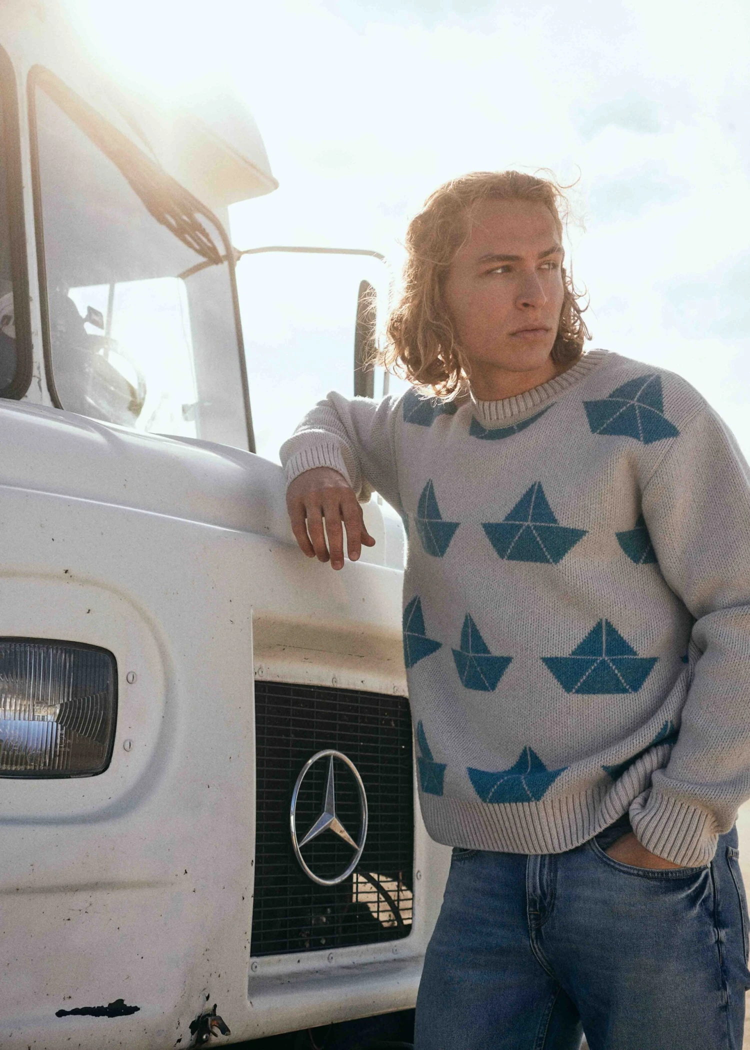 Strick-Sweater BÖNK OysterGrey 1 Strick-Sweater BÖNK OysterGrey