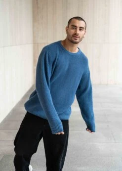 Strickpullover SLICHT DenimBlue