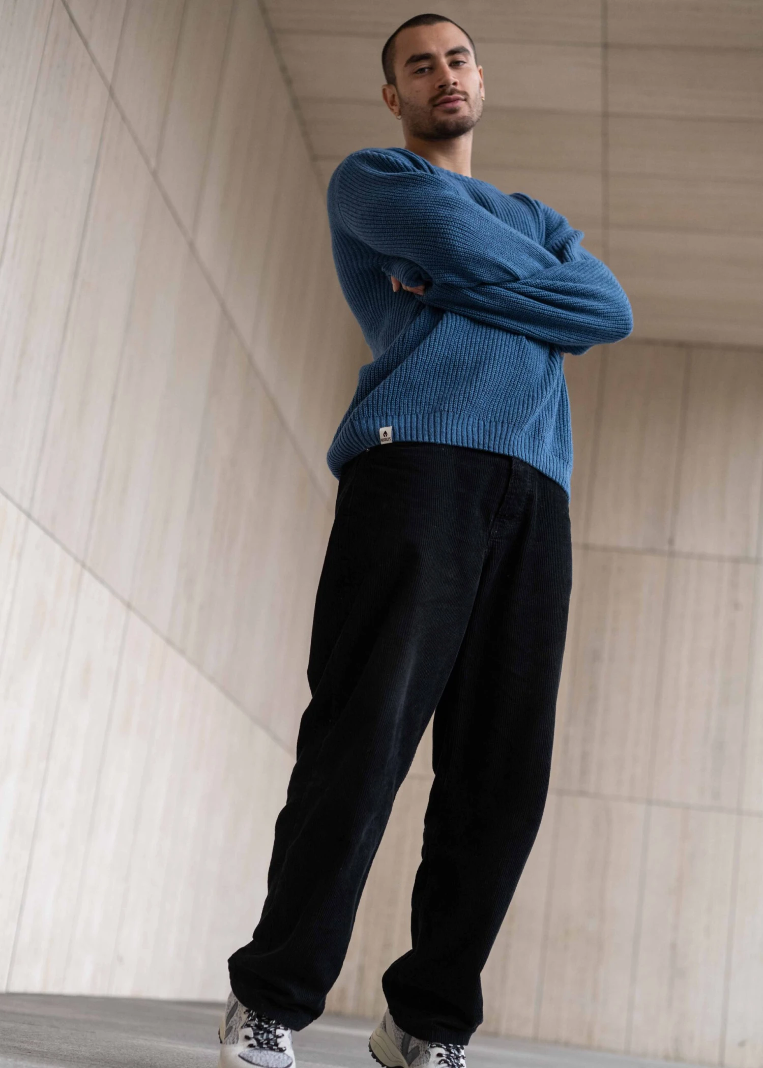 Strickpullover SLICHT DenimBlue 3 Strickpullover SLICHT DenimBlue – Bild 3