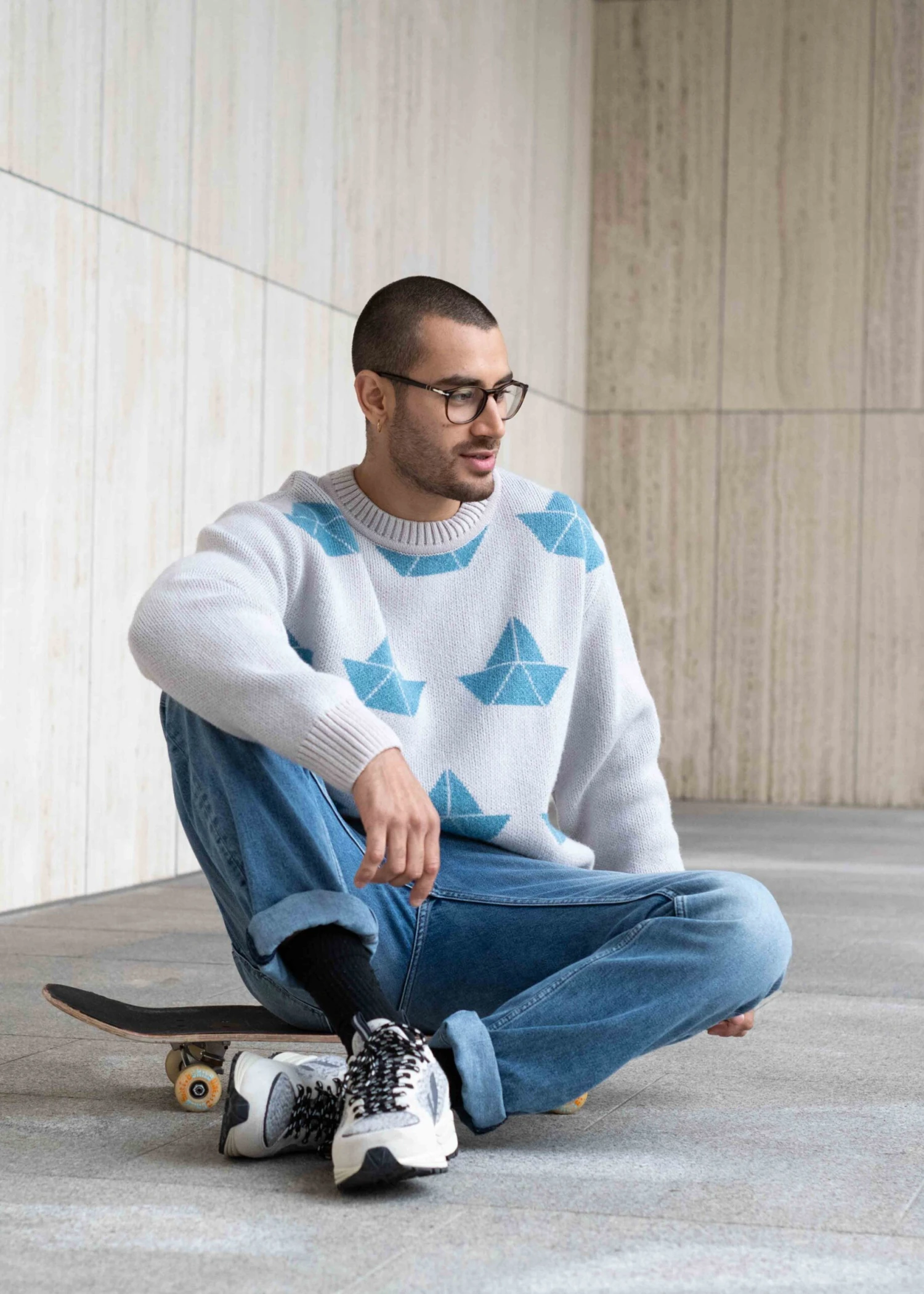 Strick-Sweater BÖNK OysterGrey 8 Strick-Sweater BÖNK OysterGrey – Bild 8