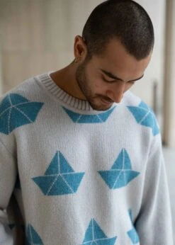 Strick-Sweater BÖNK OysterGrey 11 Strick-Sweater BÖNK OysterGrey -Noorlys gemuetlich laessig cool winter kuschlig weich warm 192