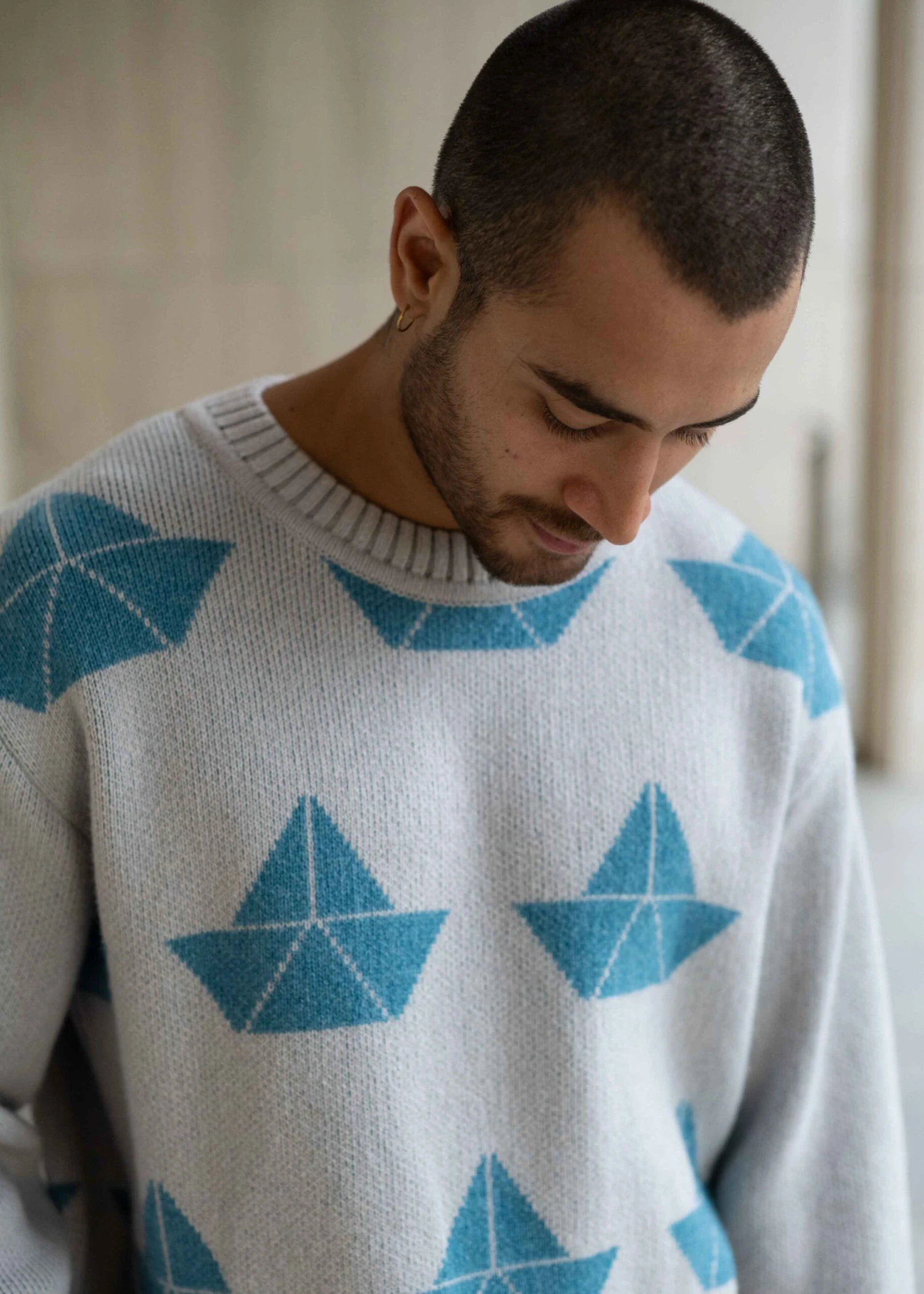 Strick-Sweater BÖNK OysterGrey 3 Strick-Sweater BÖNK OysterGrey – Bild 3