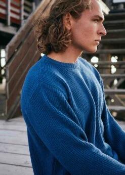 Strickpullover SLICHT DenimBlue 22 Strickpullover SLICHT DenimBlue -Noorlys gemuetlich laessig cool winter kuschlig weich warm 200