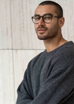 Strickpullover SLICHT Anthracite 25 Strickpullover SLICHT Anthracite -Noorlys gemuetlich laessig cool winter kuschlig weich warm 6