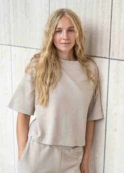 Piqué-T-Shirt GROOT SmokeGrey -Noorlys gemuetlich laessig cool winter kuschlig weich warm 81