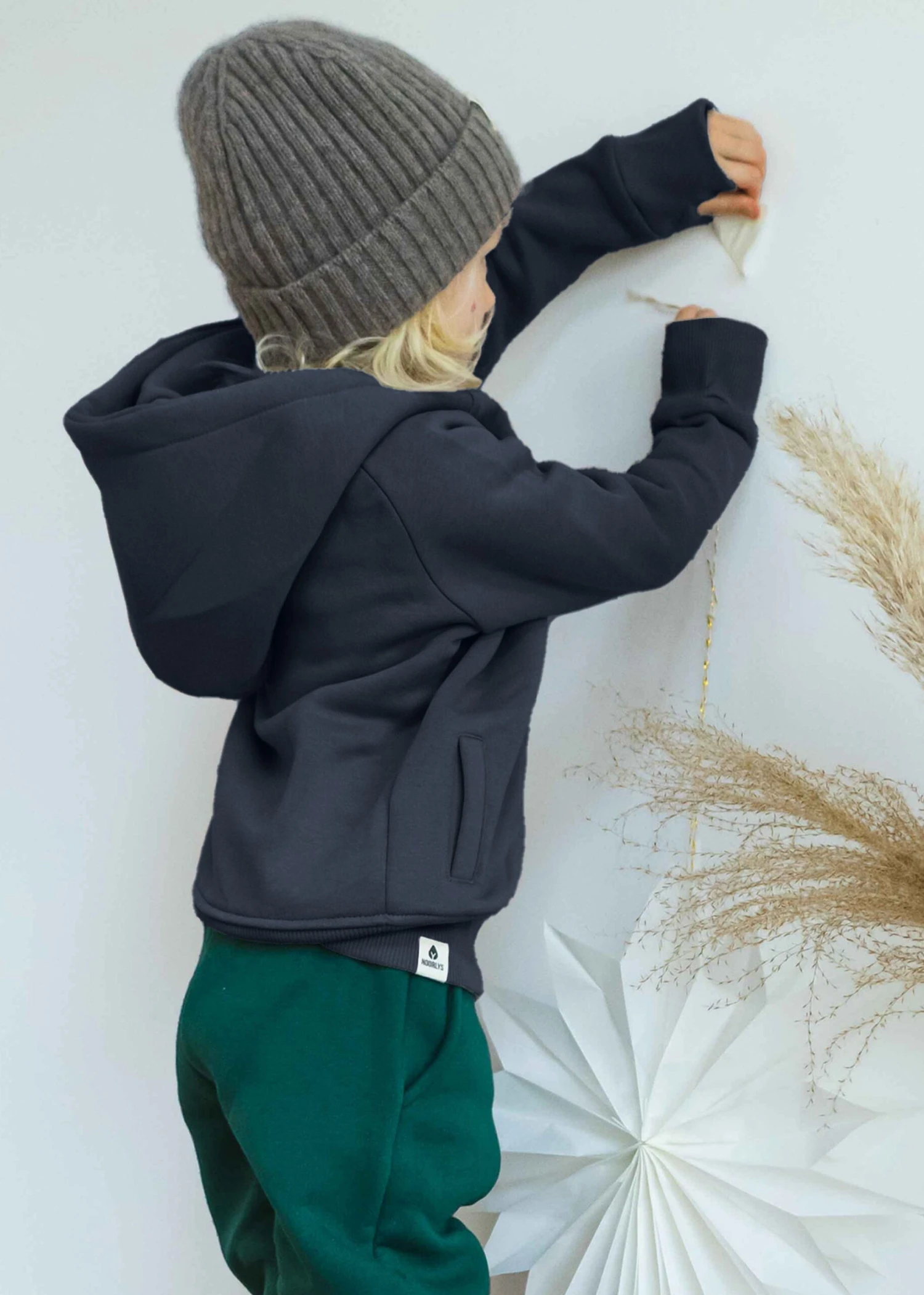 GOTS-Hoodie CLASSIC Navy 2 GOTS-Hoodie CLASSIC Navy – Bild 2