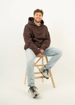 Heavy-Sweat Hoodie SWOOR SealBrown 27 Heavy-Sweat Hoodie SWOOR SealBrown -Noorlys heavy sweat nachhaltig fair produziert warm kuschlig winter schoen 20