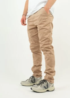 Chinohose ACHTERN Camel -Noorlys heavy sweat nachhaltig fair produziert warm kuschlig winter schoen 80