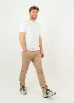 Chinohose ACHTERN Camel -Noorlys heavy sweat nachhaltig fair produziert warm kuschlig winter schoen 86