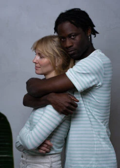 T-Shirt JOHANN GreenStriped 11 T-Shirt JOHANN GreenStriped -Noorlys heavy sweat new nachhaltig fair produziert warm kuschlig schoen 303