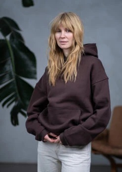 Heavy-Sweat Hoodie PUNDIG SealBrown 16 Heavy-Sweat Hoodie PUNDIG SealBrown -Noorlys heavy sweat new nachhaltig fair produziert warm kuschlig schoen 94