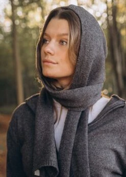 Strickjacke JULIE Anthracite 23 Strickjacke JULIE Anthracite -Noorlys herren damen winter nachhaltig fair produziert warm kuschlig boxershorts winter cool schoen 288