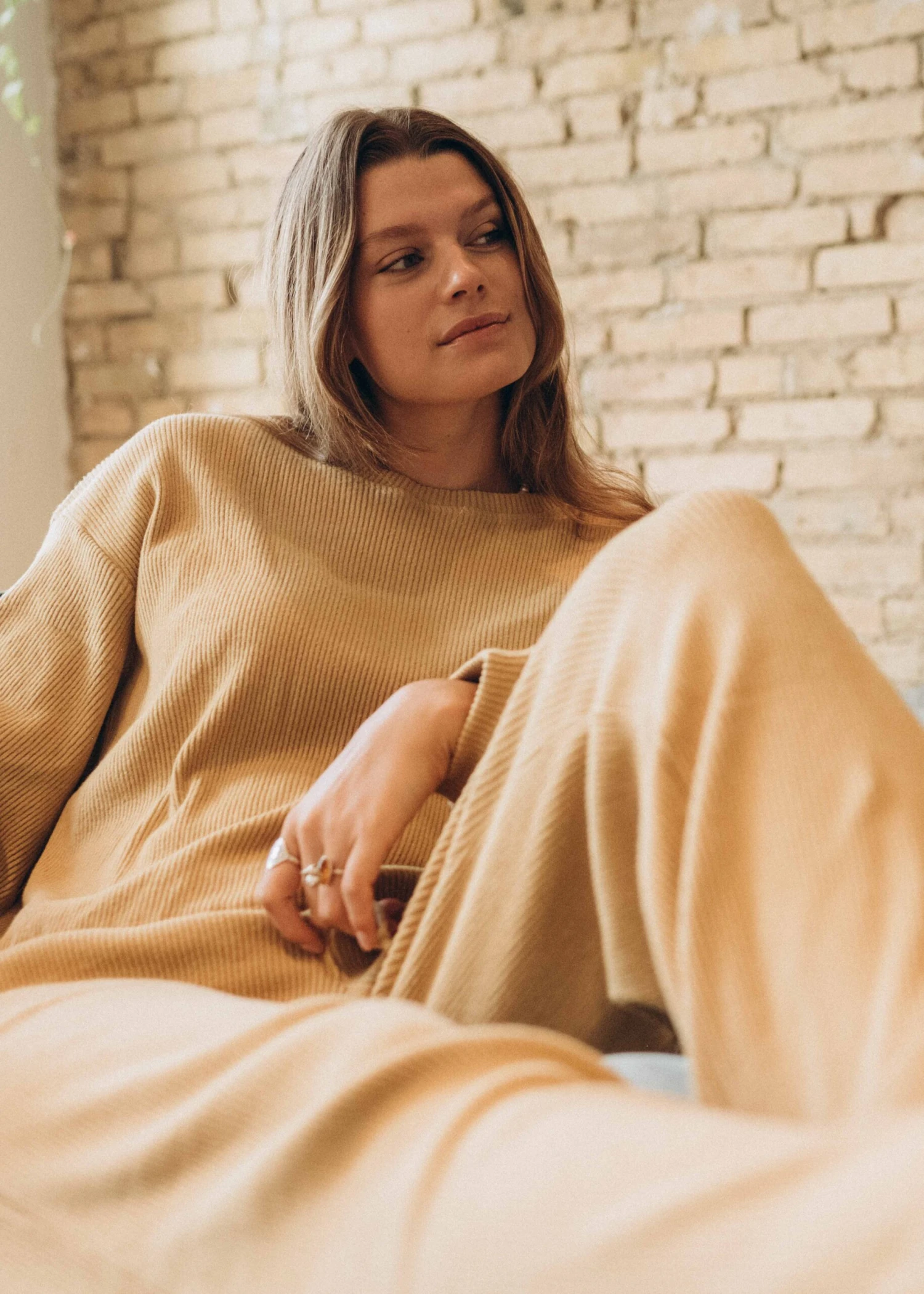 Sweater JENTE Curry 1 Sweater JENTE Curry